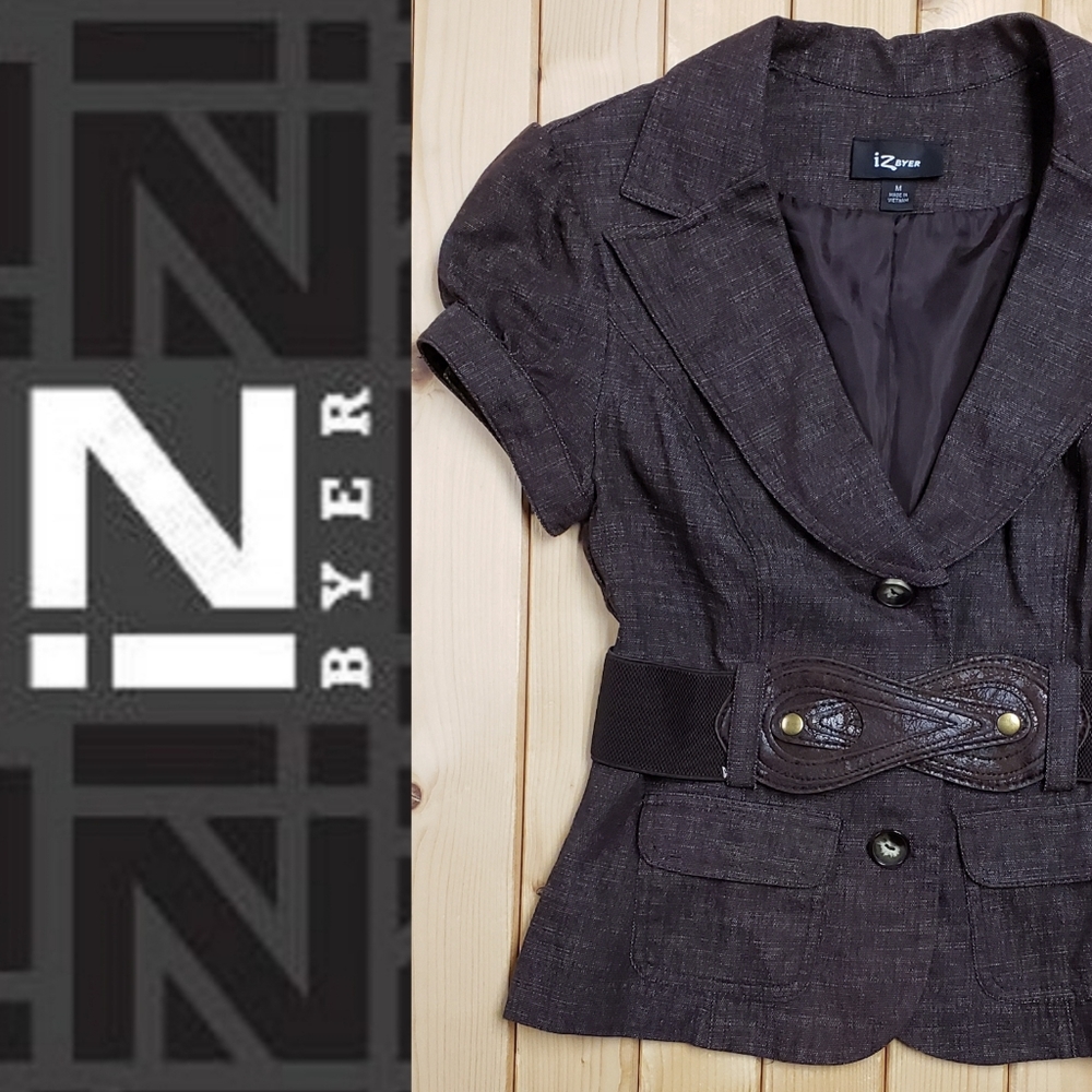 IZ BYER Short Sleeve Jacket